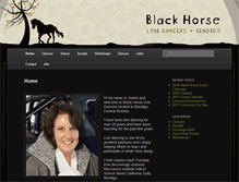 Tablet Screenshot of blackhorselinedancers.com.au